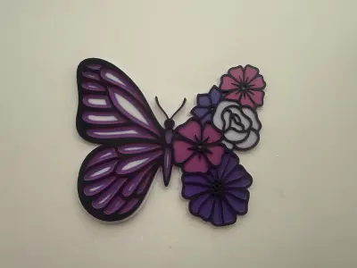 Borboleta cor Grande