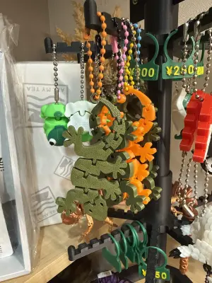 Chaveiro camaleão flex